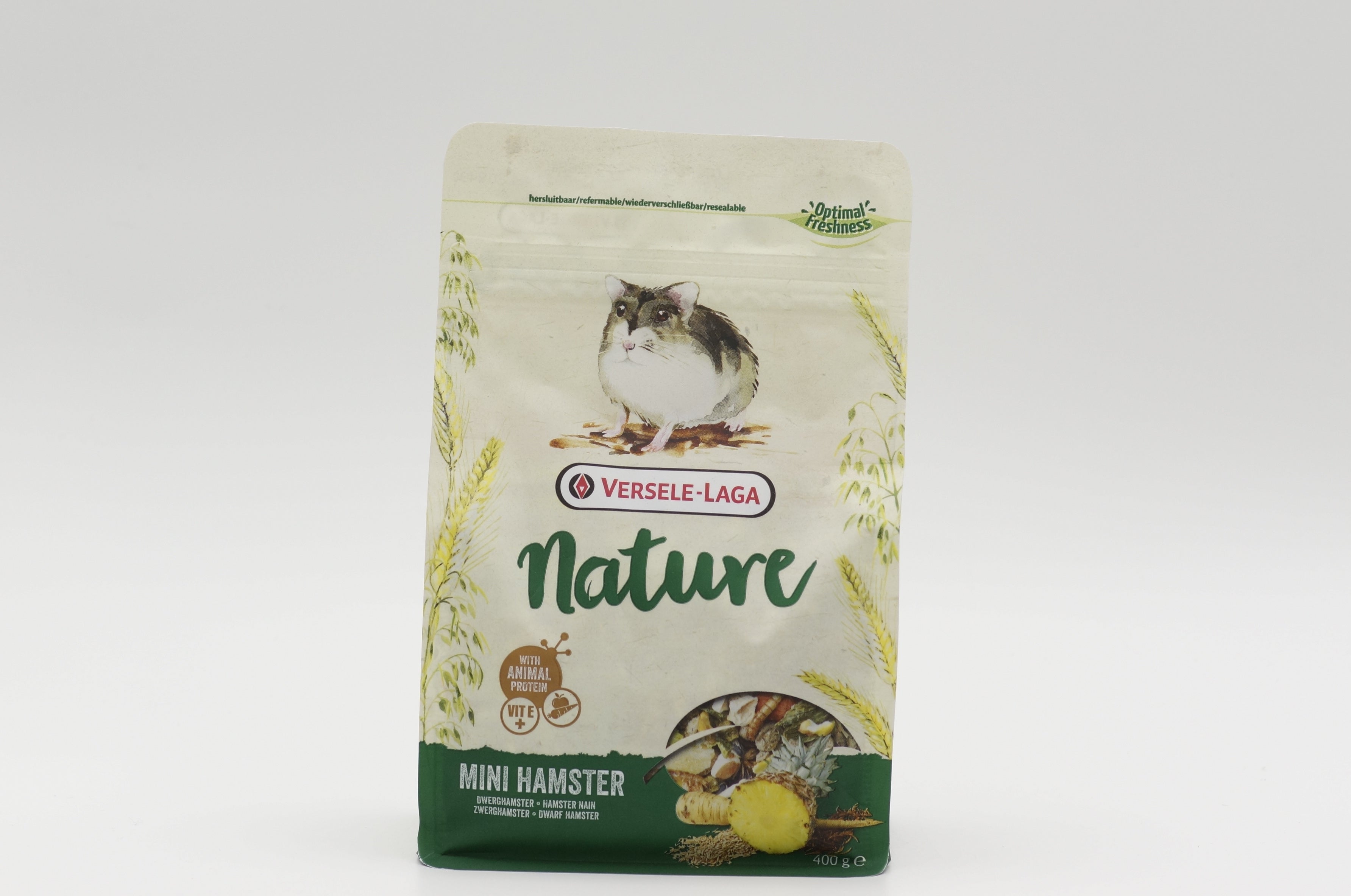 thumbnail image 2 of Versele Laga Nature Mini Hamster Food - 400g Healthy Hamster Diet With Fruits & Vegetables 2 of 9
