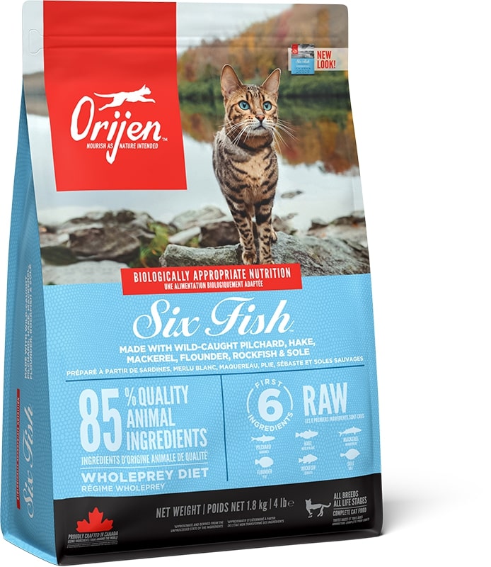 Orijen Six Fish Cat 340g/1.8kg/5.4kg 88 Pets Mart