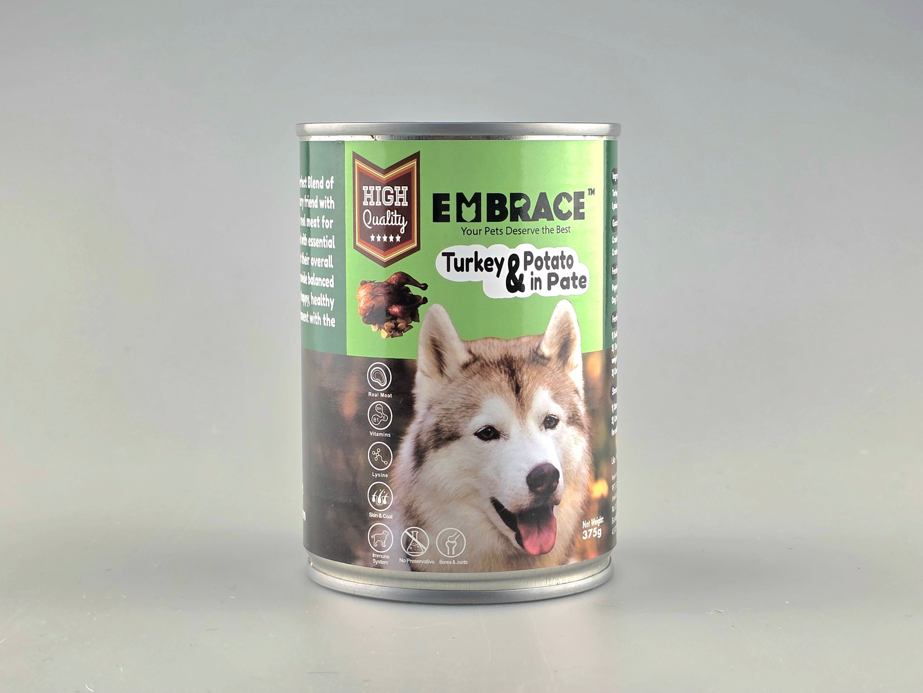 Embrace Dog Wet Food Can (375g)