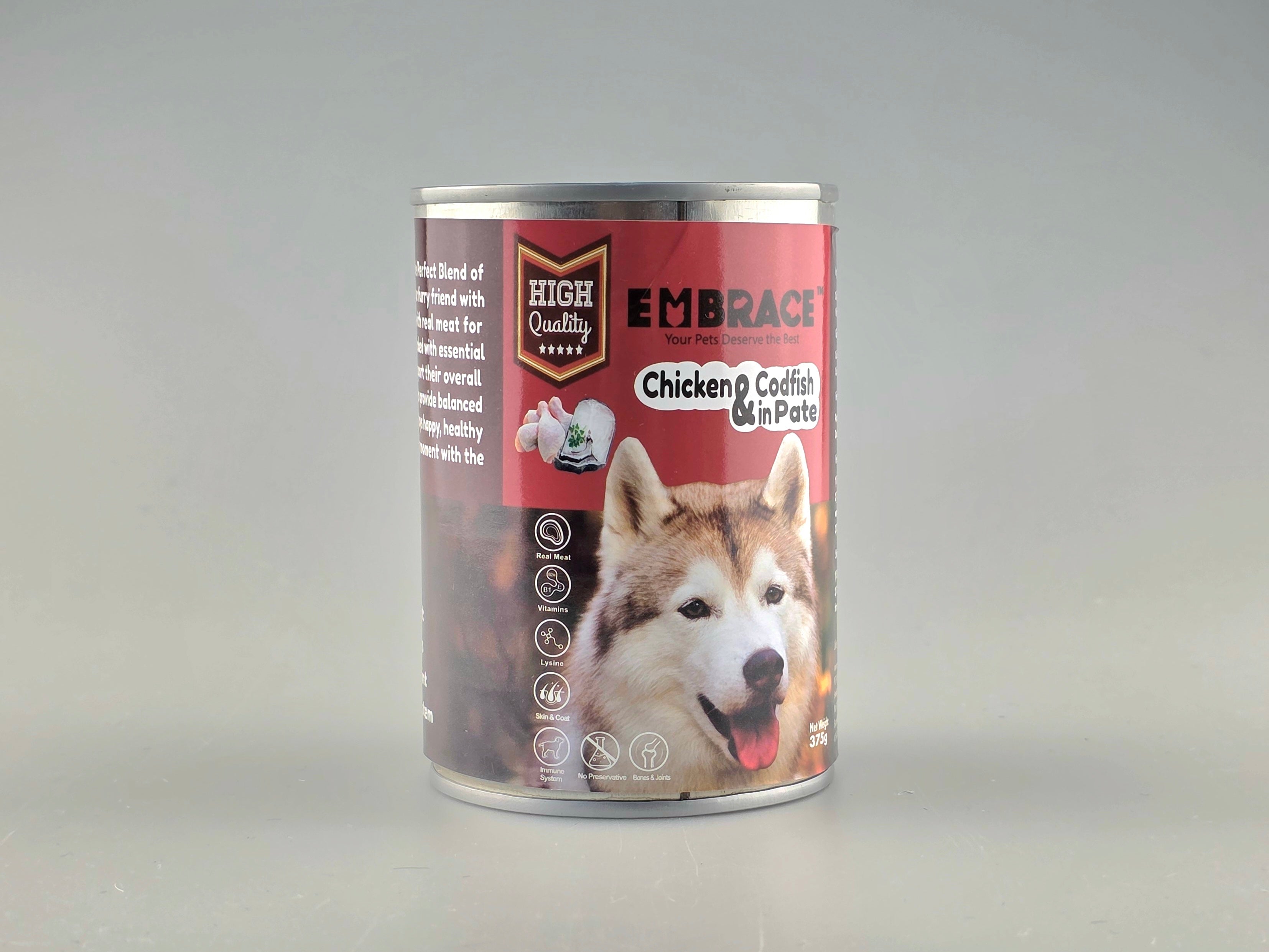 Embrace Dog Wet Food Can (375g)