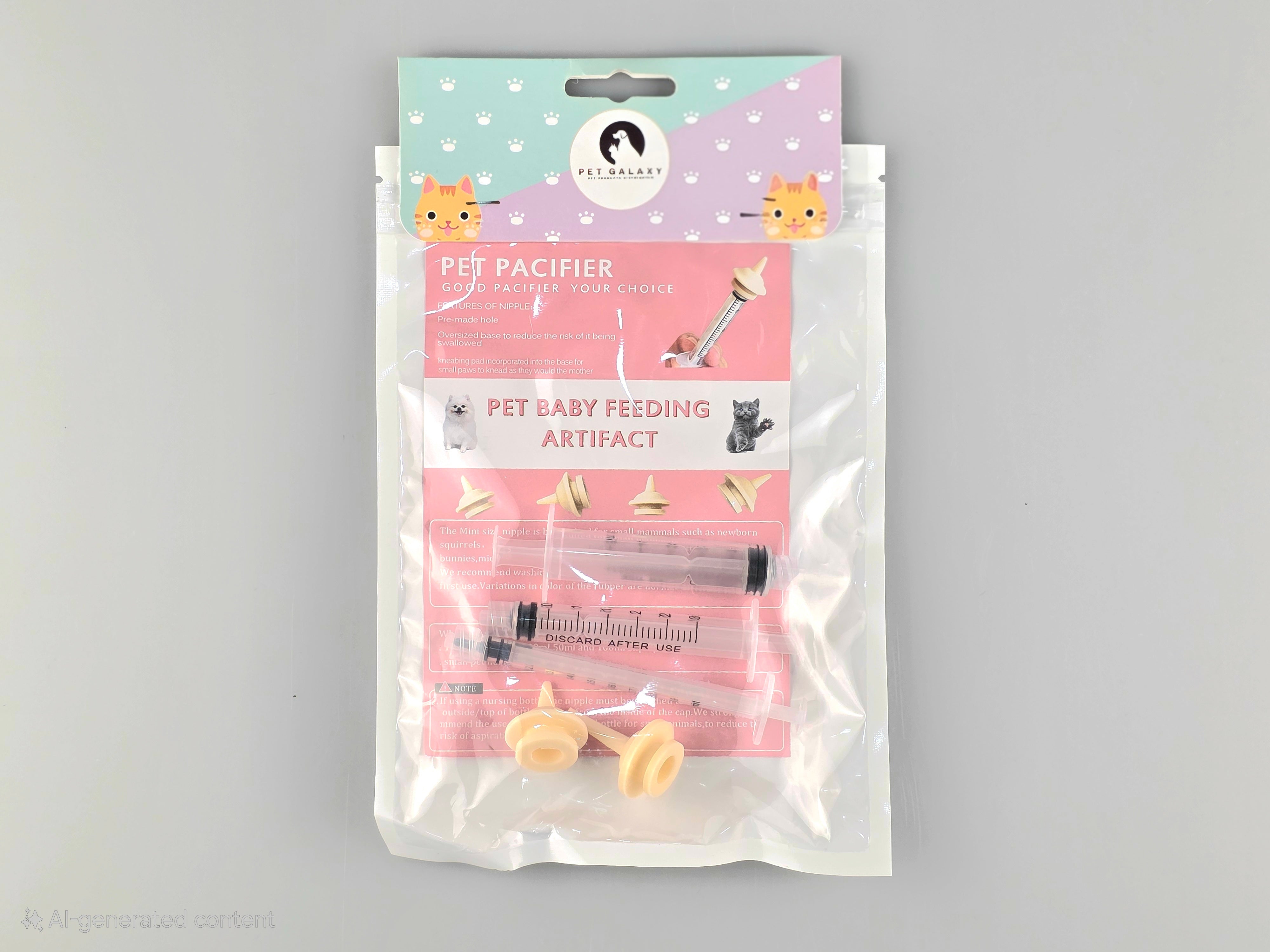 Pet Baby Feeding Pacifier set