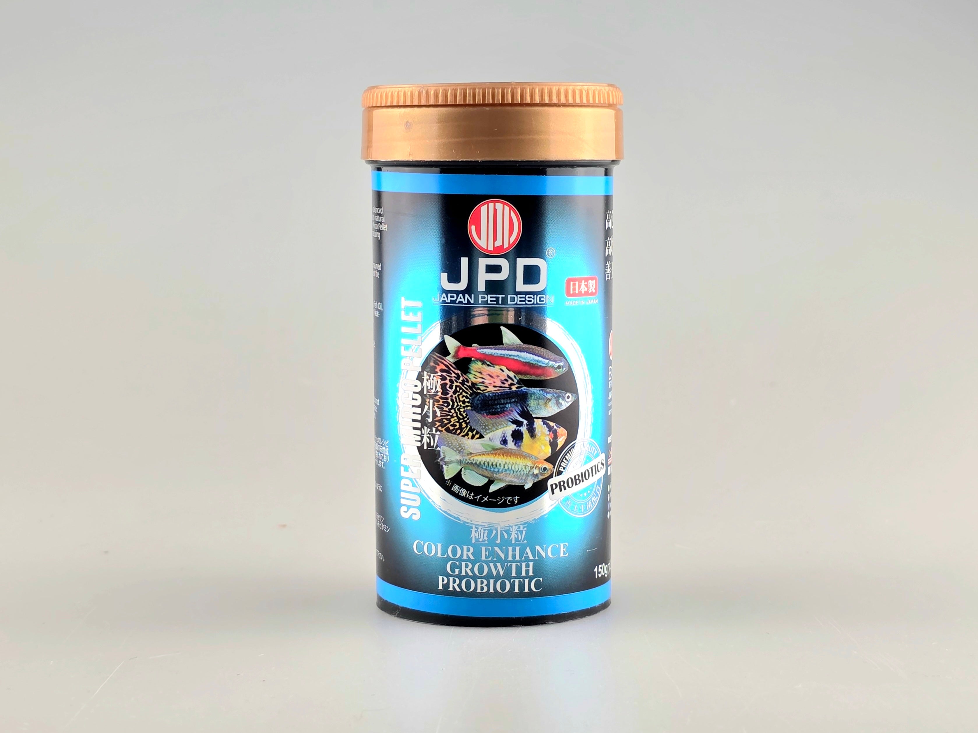 JPD Fish Food Super Micro Pellet Color Enhance Growth Probiotic (70g/150g)