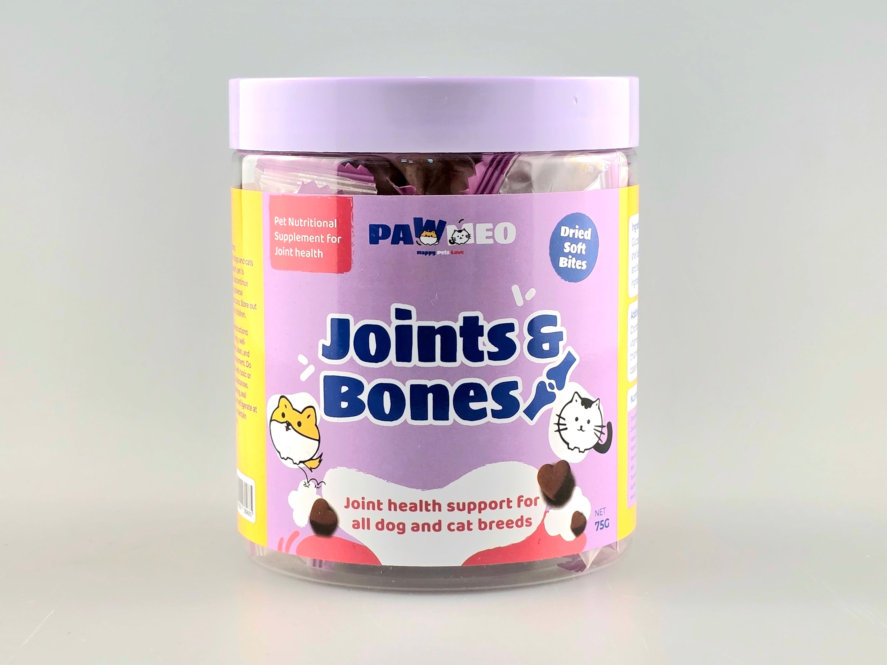 PawMeo Dried Soft Bites Supplement