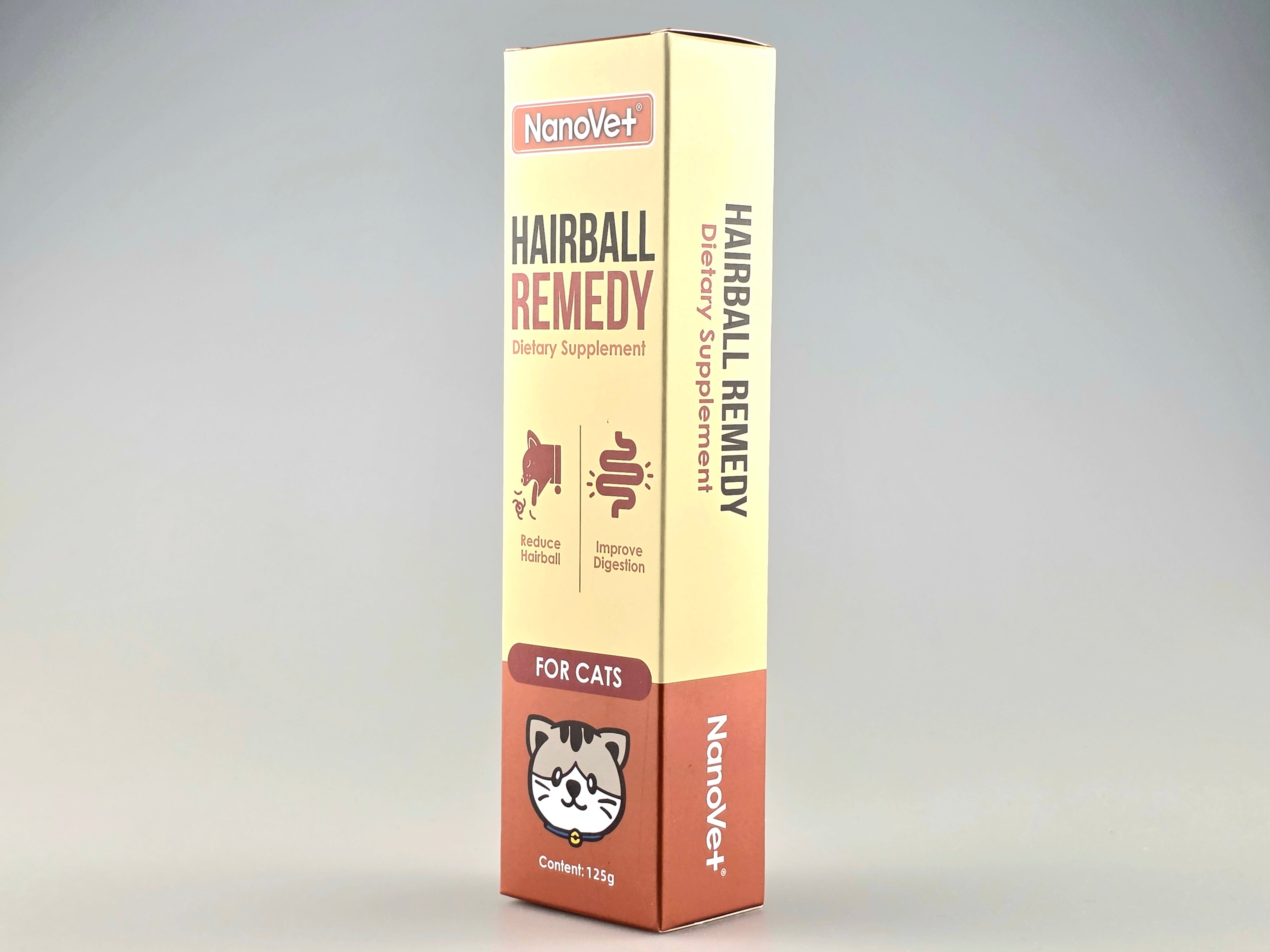 Nanovet Hairball Remedy Dietary Supplement (125g)