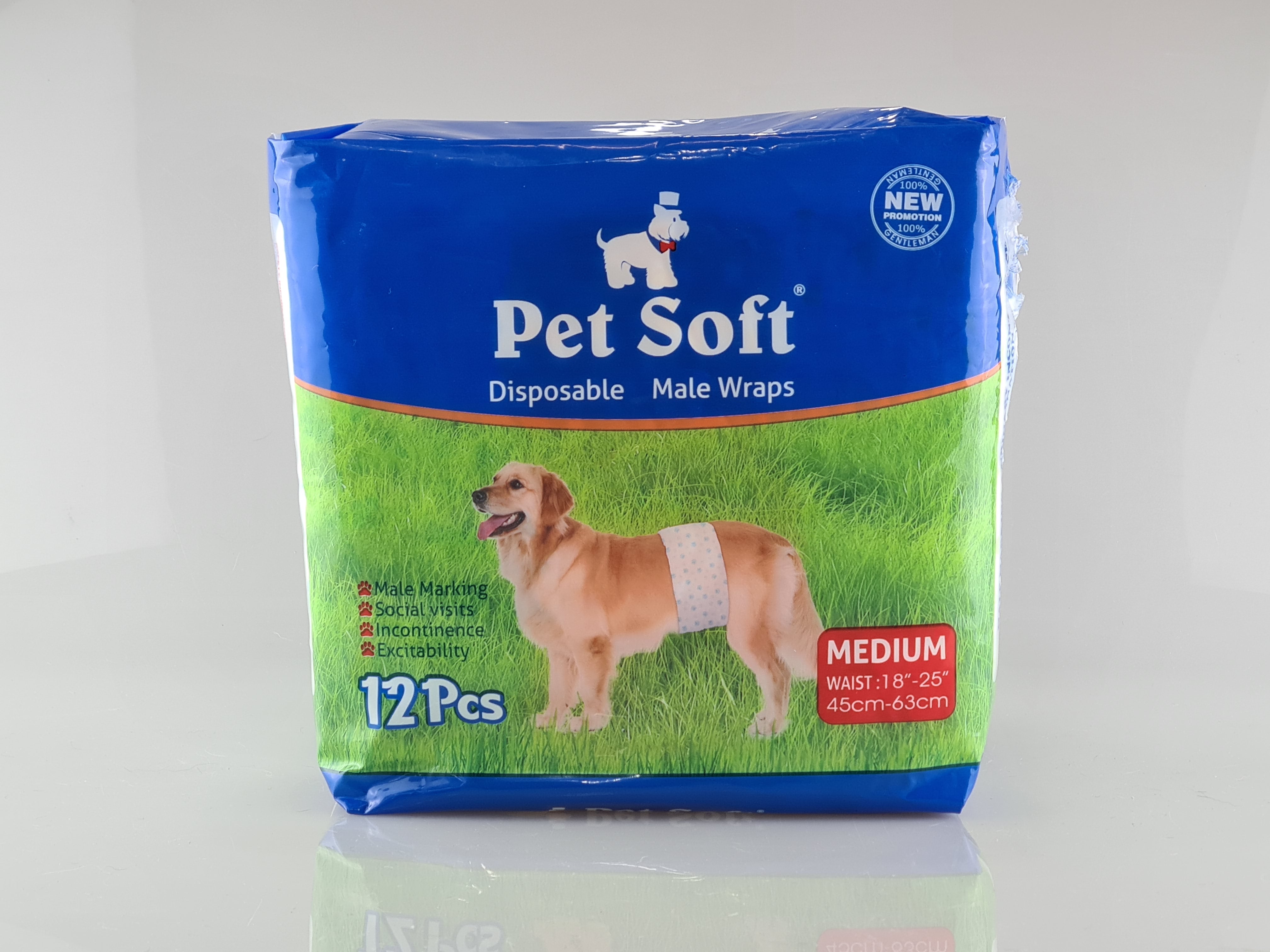 Pet Soft Male Disposable Puppy Dog Diaper XS/S/M/L