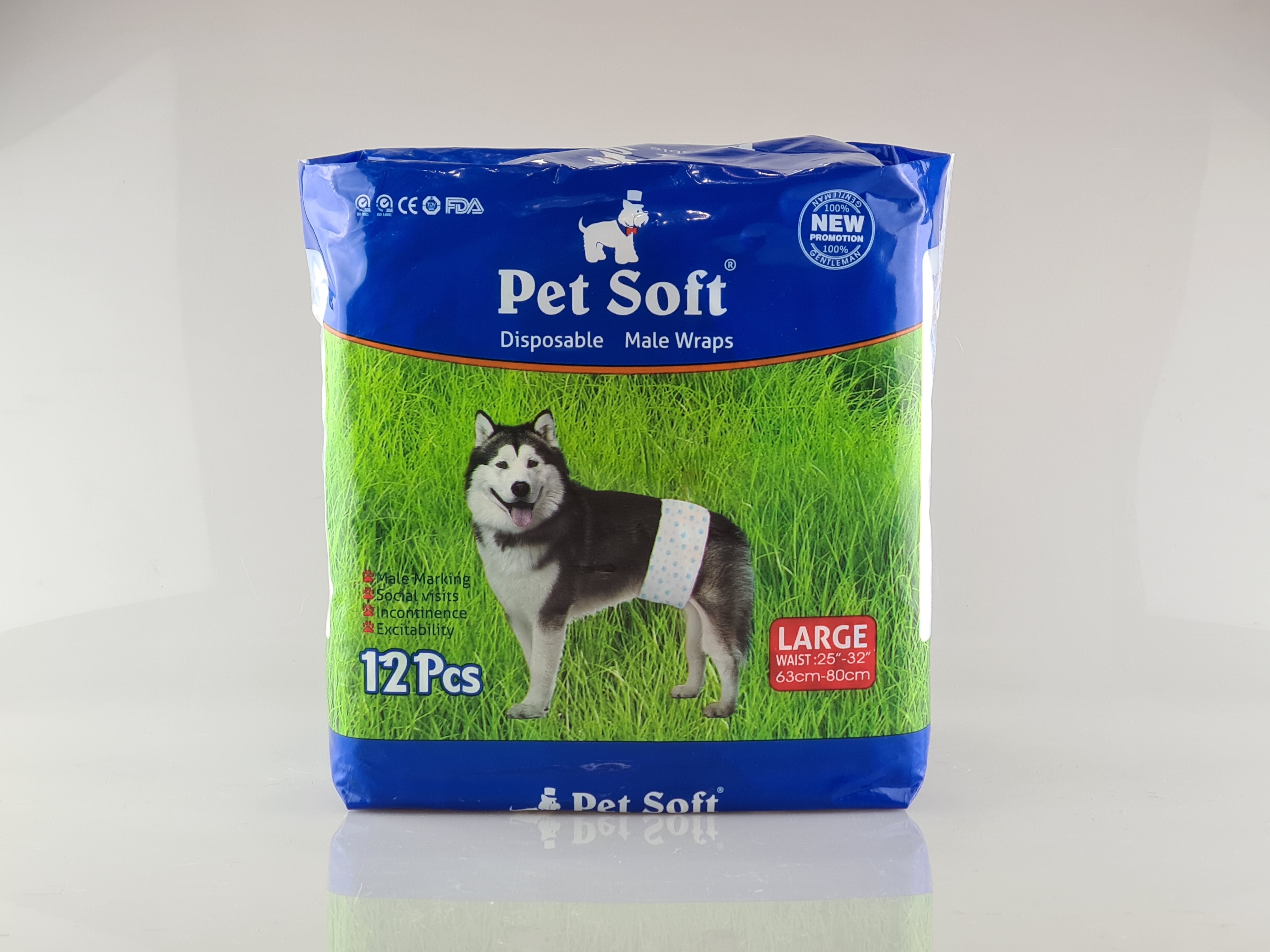 Pet Soft Male Disposable Puppy Dog Diaper XS/S/M/L