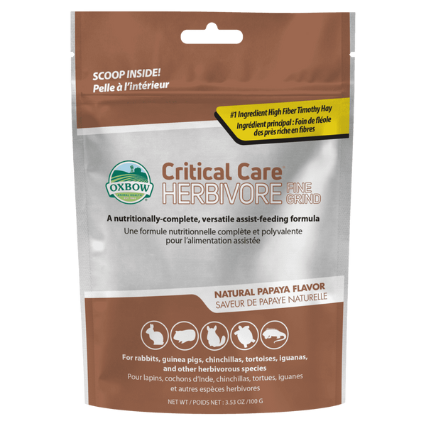 Oxbow Critical Care Herbivore Fine Grind 100g