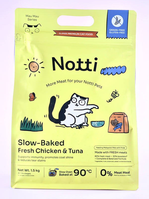 Notti Mau Mau Series Slow-Baked Fresh Chicken & Tuna 1.5kg