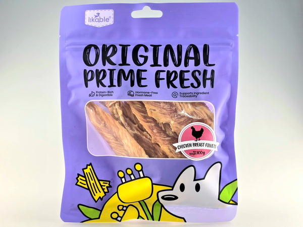 Likable Original Prime Fresh Breast Fillets Pet Treats(100g)