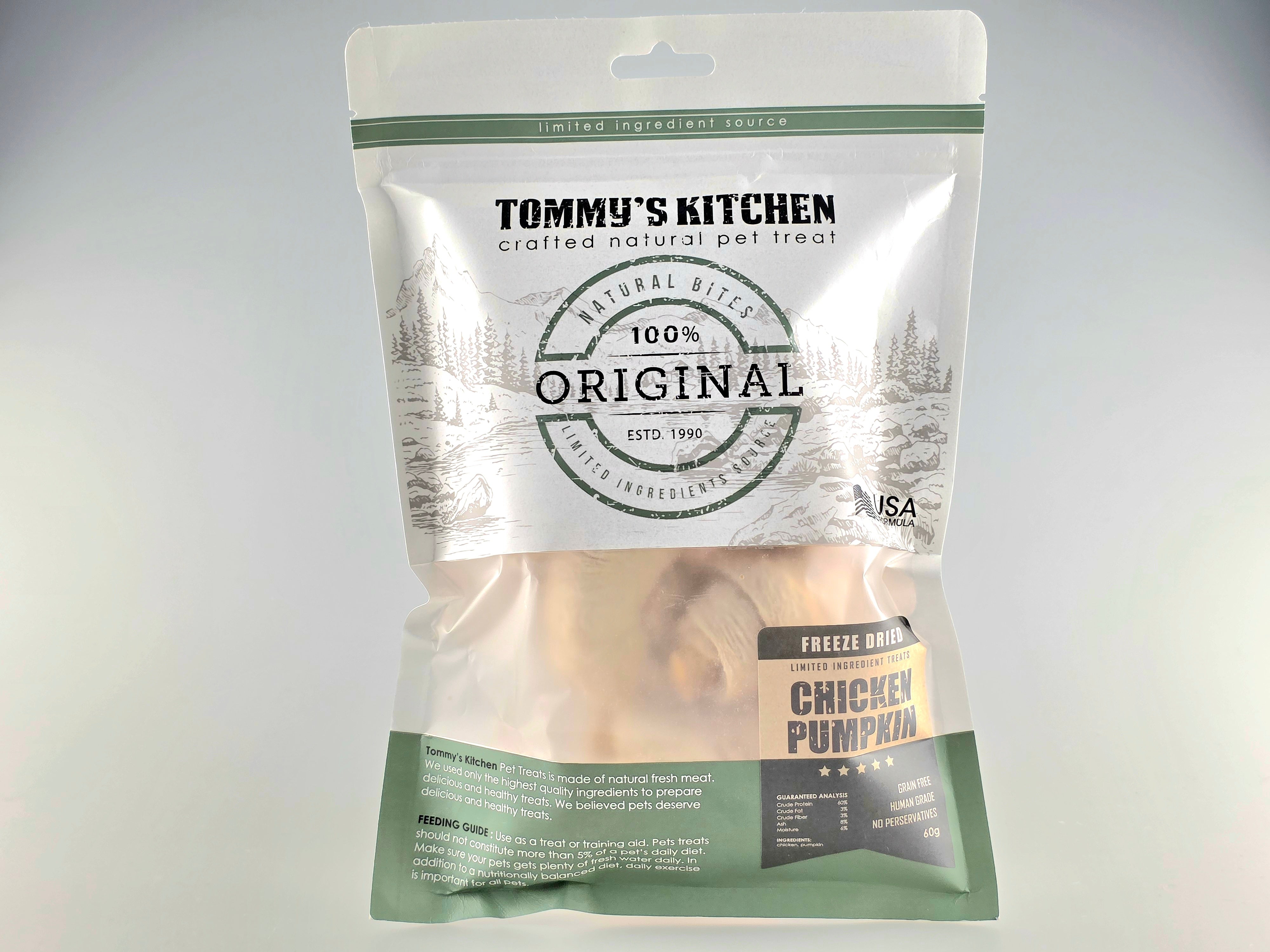 Tommy's Kitchen Natural Pet Treats Chicken (60g)