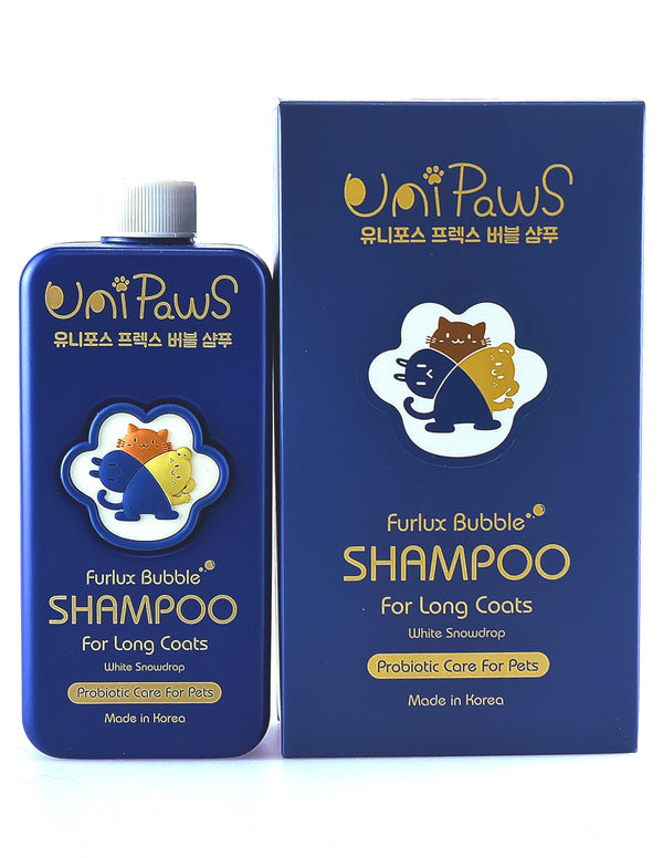 UniPaws Furlux Bubble Shampoo for Long Coats 500ml