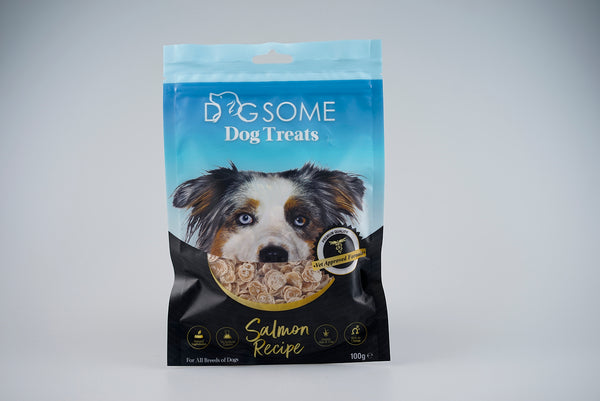 Dogsome Natural Salmon Ring Treats 100g