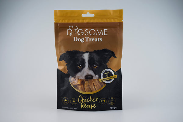 Dogsome Chicken Strip Treats 100g