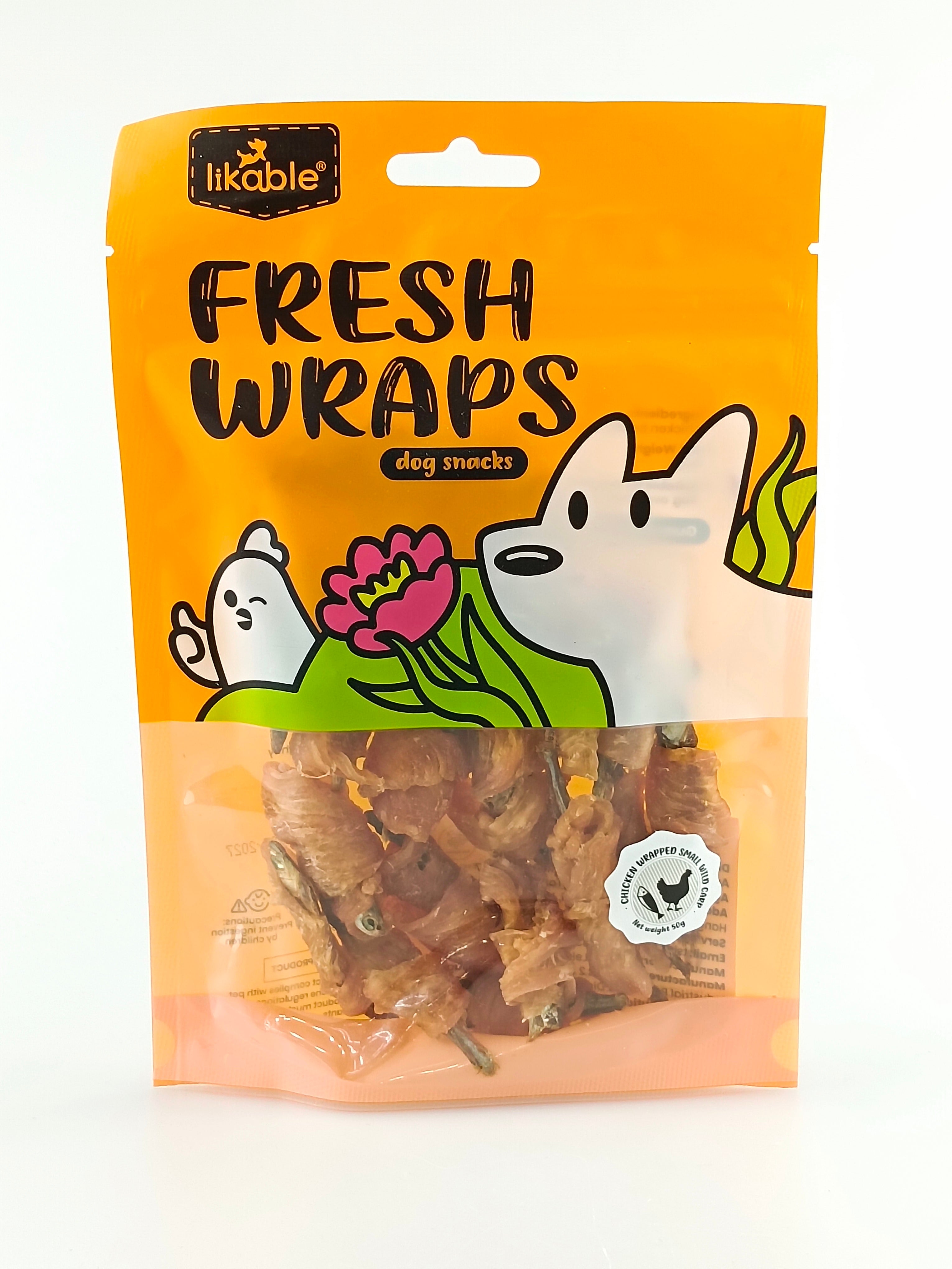 Likable Fresh Wraps Dog Snacks