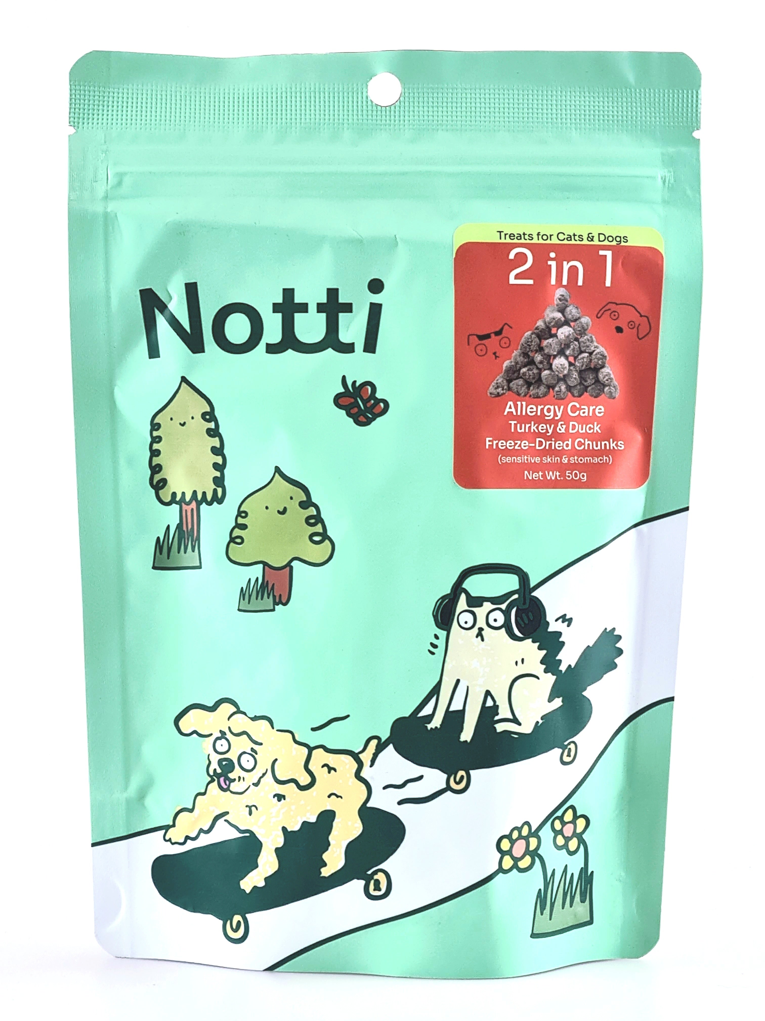 Notti 2-in-1 Allergy Care Turkey & Duck Freeze-Dried