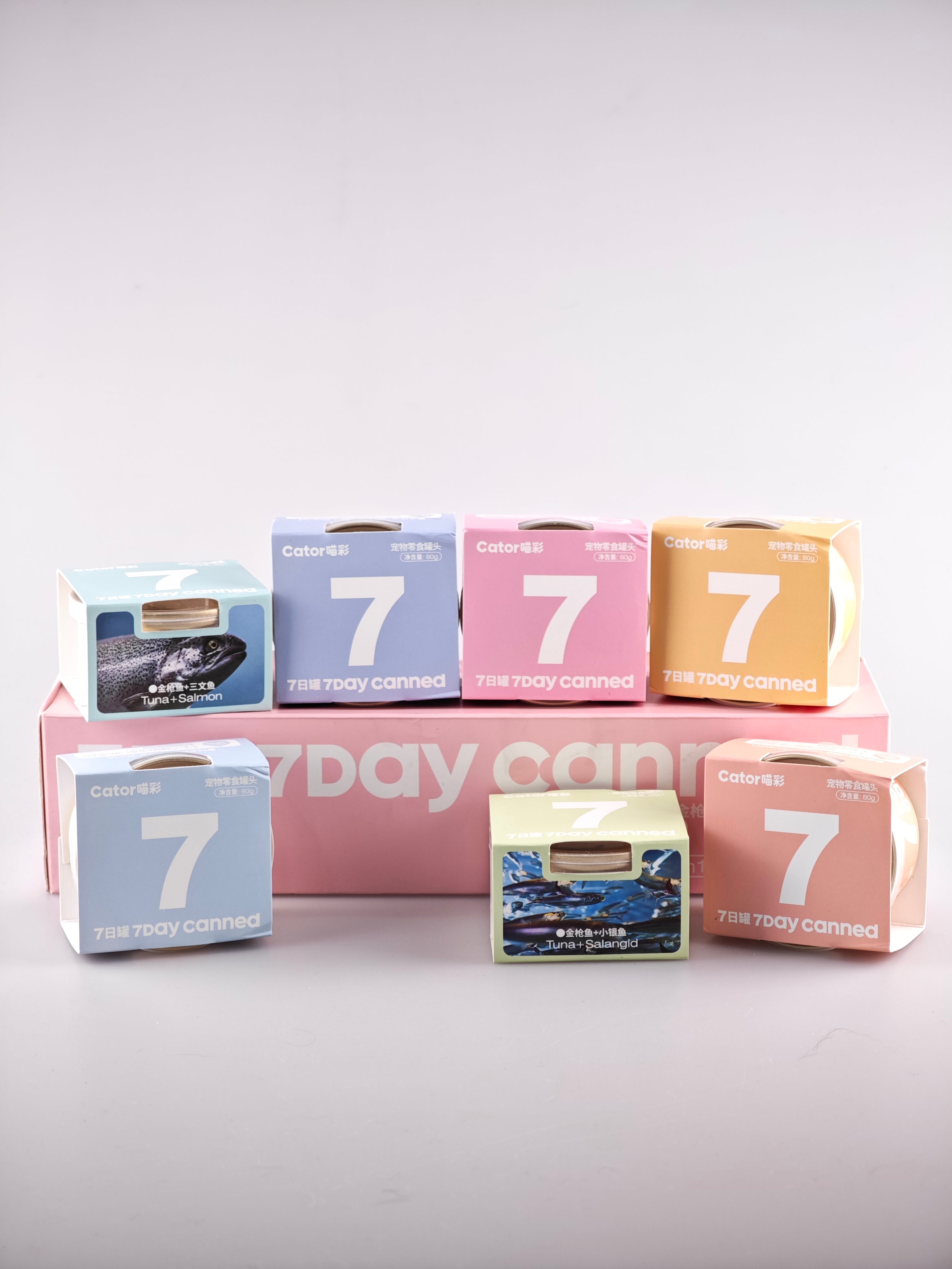 Cator 7-Day Canned Cat Food Box