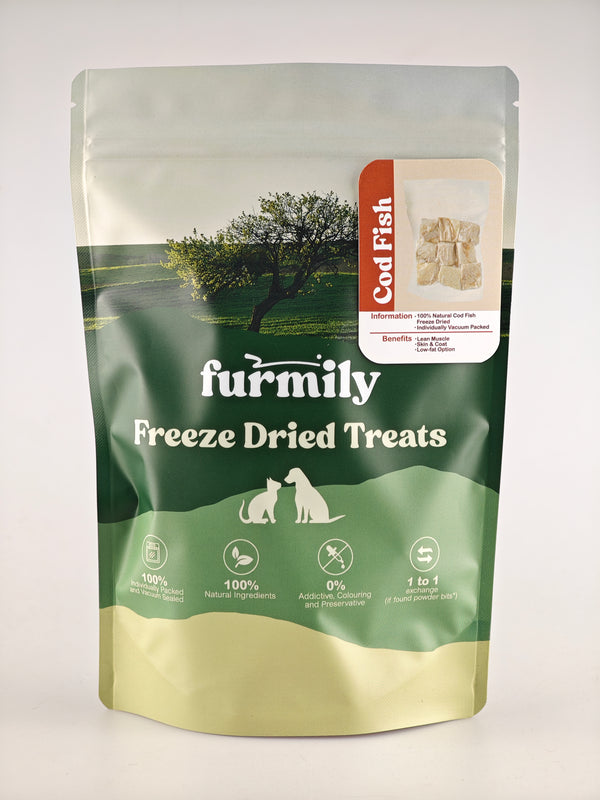 Furmily Freeze Dried Cod Fish Treats