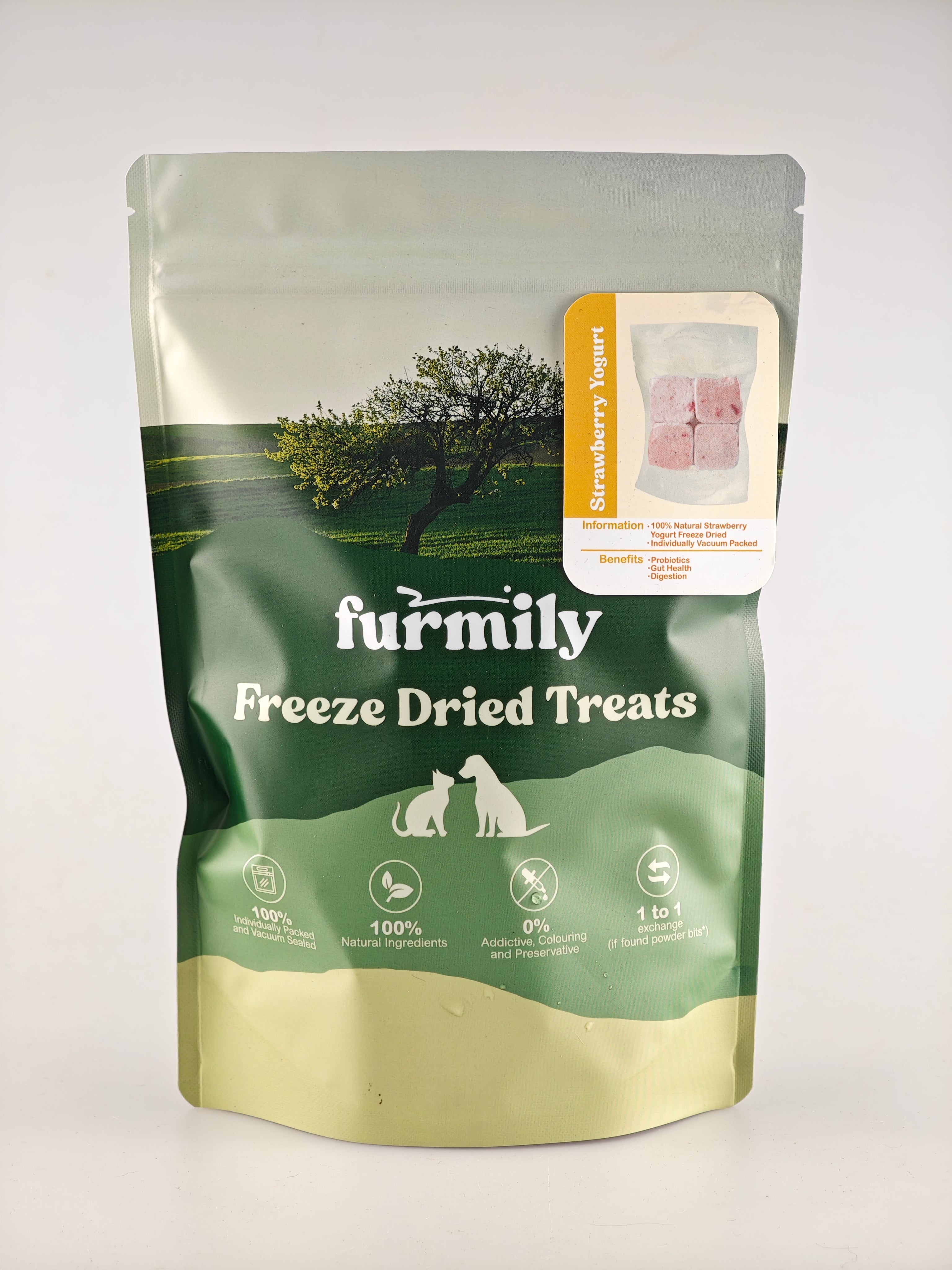 Furmily Freeze Dried Strawberry Yogurt Treats