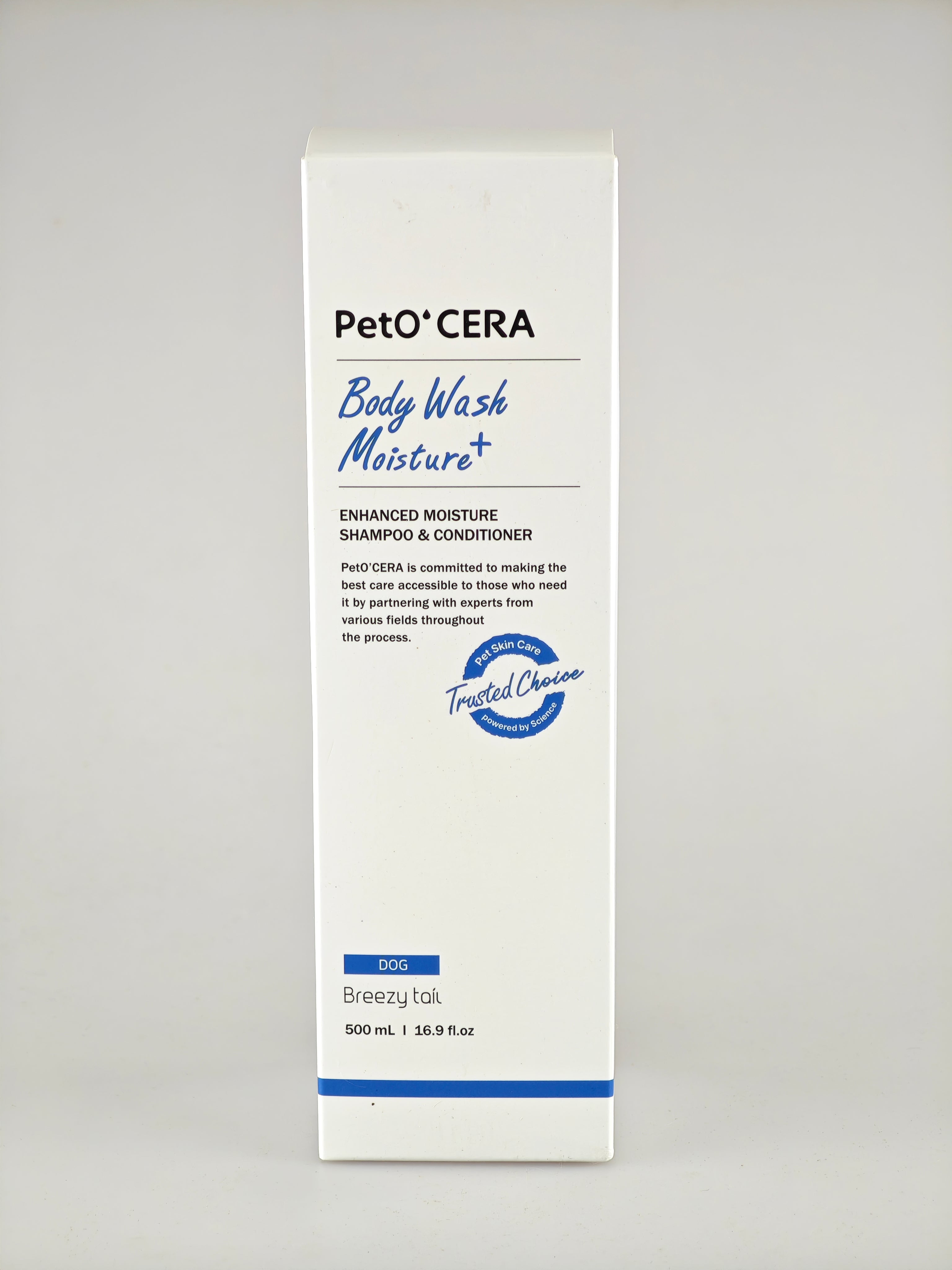 PetO'CERA Body Wash Moisture Plus - All-in-One Shampoo & Conditioner (500mL)