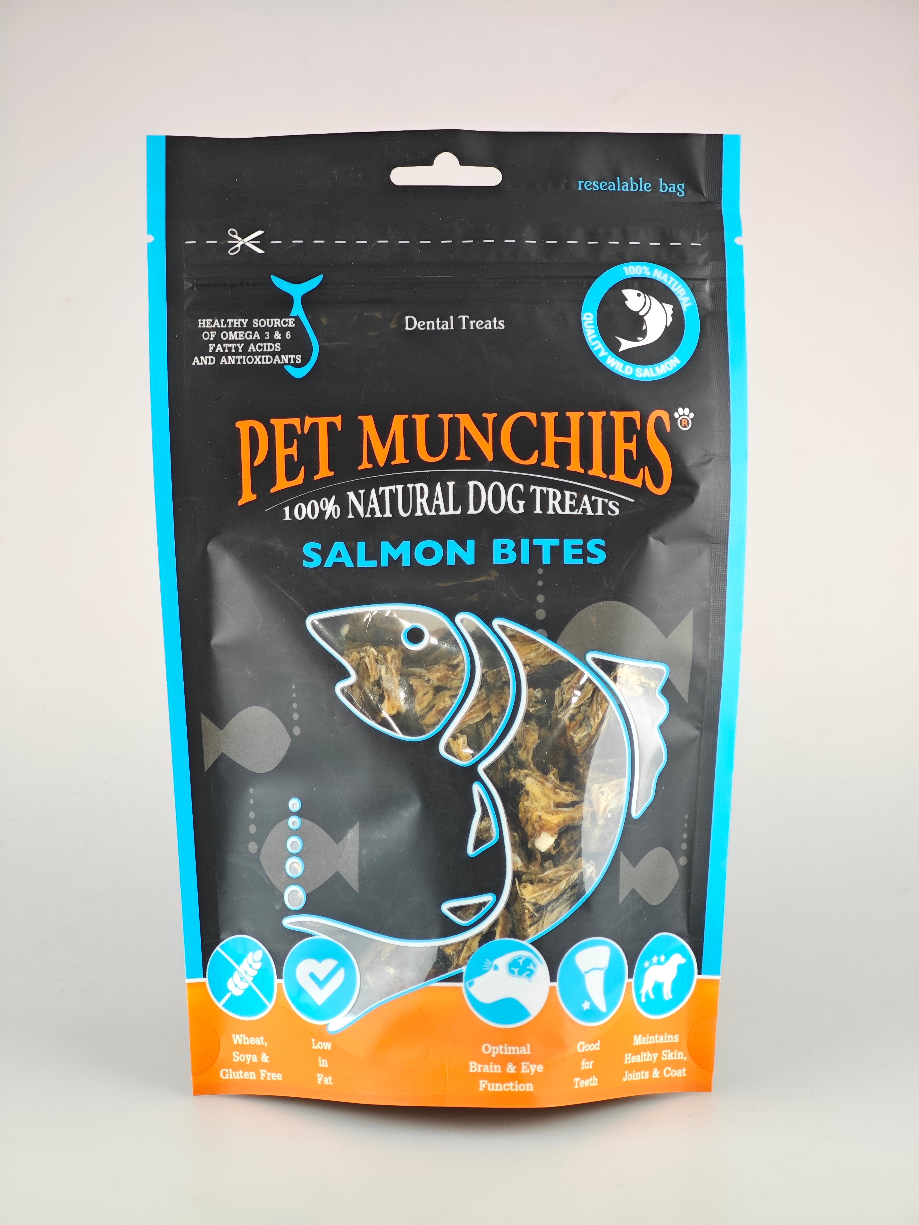 Pet Munchies 100% Natural Salmon Treats Collection 90g