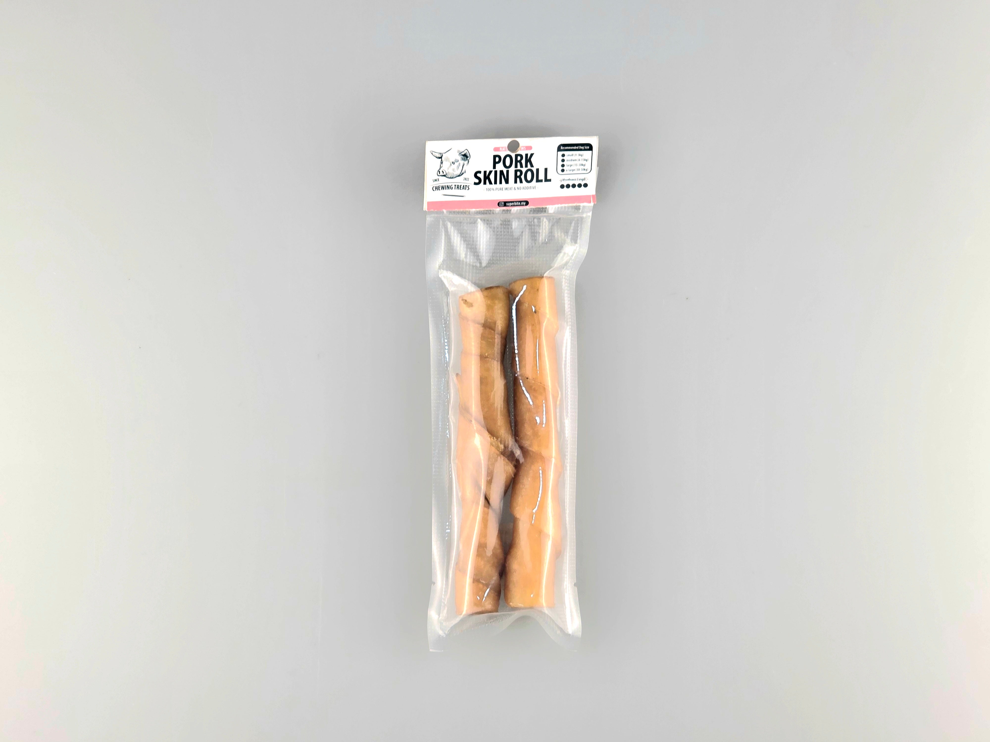 Superbite Chew Pork Skin Roll (2pc)