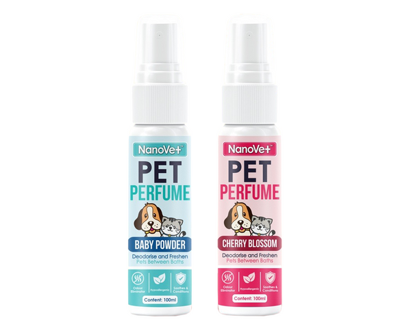 Nanovet™ Pet Perfume Spray for Cat and Dog 100ml - Baby Powder/Cherry Blossom