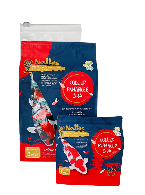 Nattos Color Enhancer Koi Fish Food (1kg/5kg)