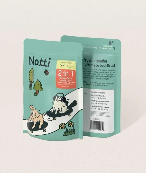 Notti 2-in-1 Allergy Care Turkey & Duck Freeze-Dried