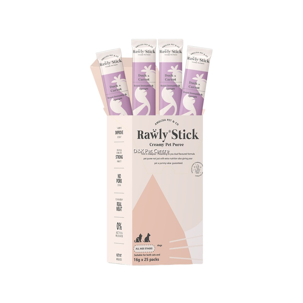 Stick Puree Amelisa Rawly Stick Pet Puree Box (25pcs x 16g) – 88 Pets Mart