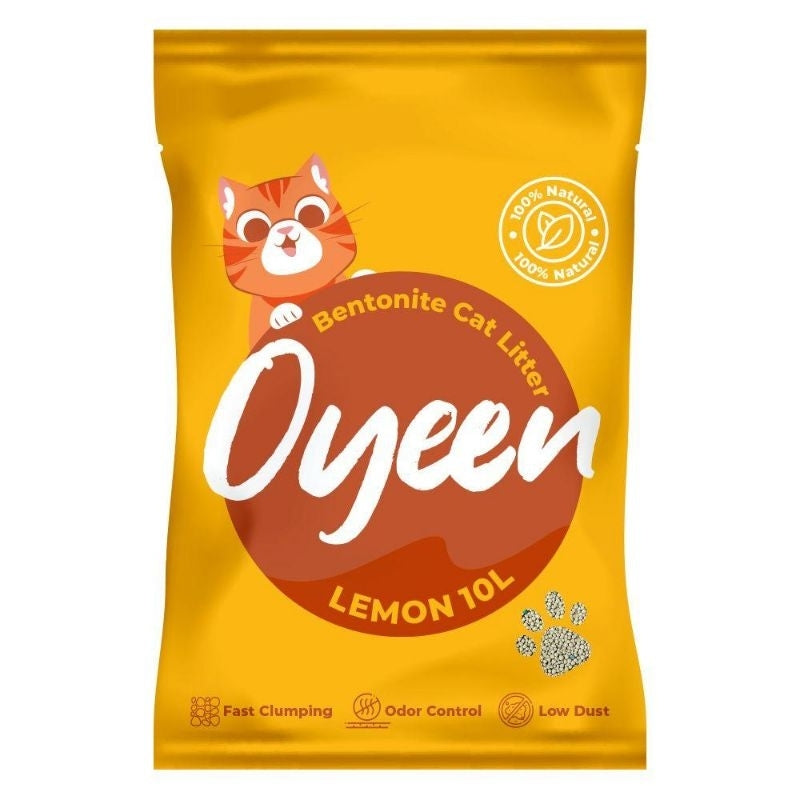 Oyeen Cat Litter 10liter - Lemon/Rose