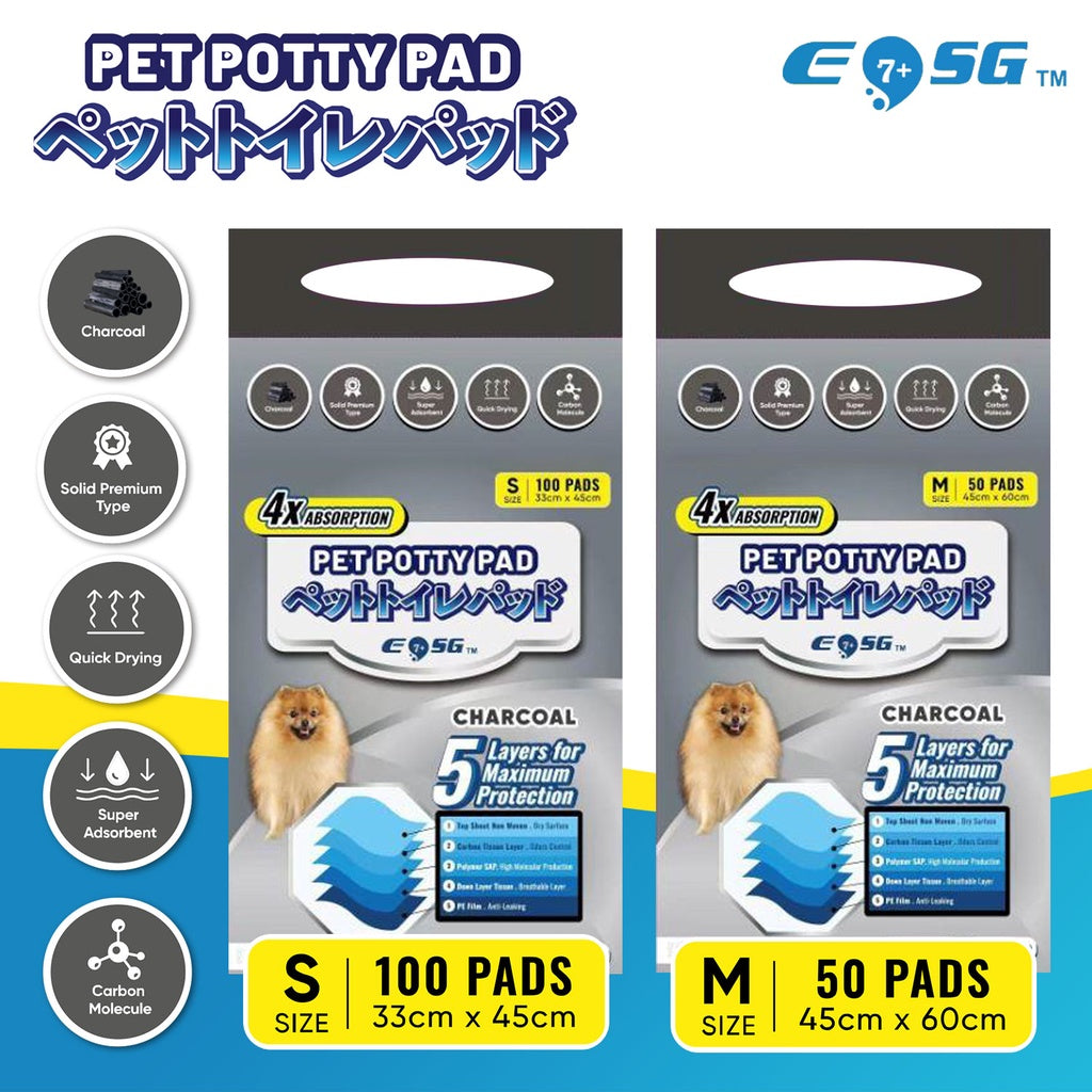 EOSG Pet Potty Pad - S (100pcs) / M (50pcs)