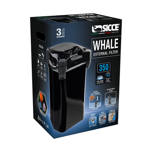 Sicce Whale Professional External Filter 120/200/350/500