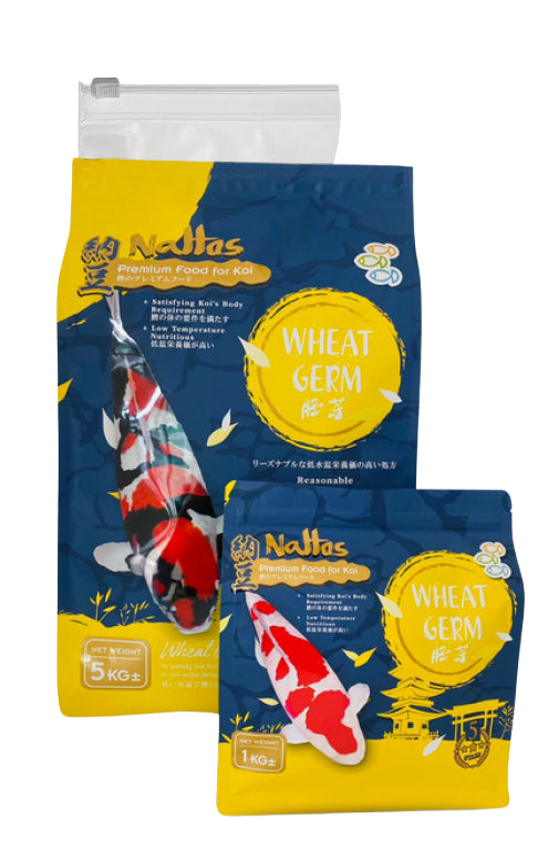 Nattos Wheat Germ Koi Fish Food (1kg/5kg)
