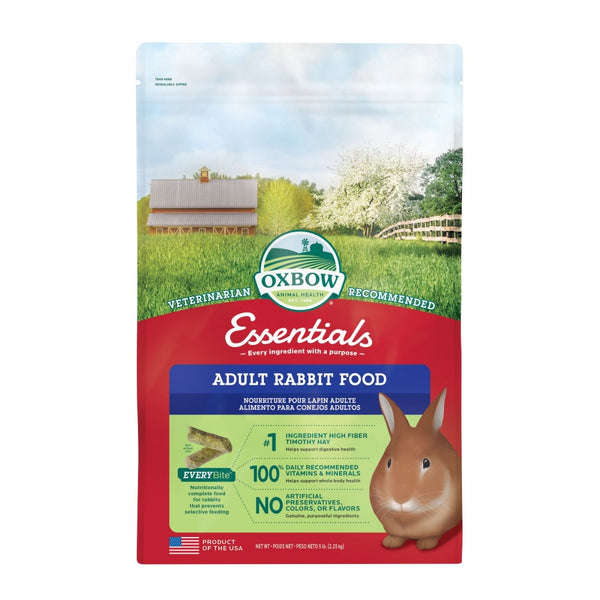 Oxbow Essentials Adult Rabbit Food 2.25kg/ 4.5kg