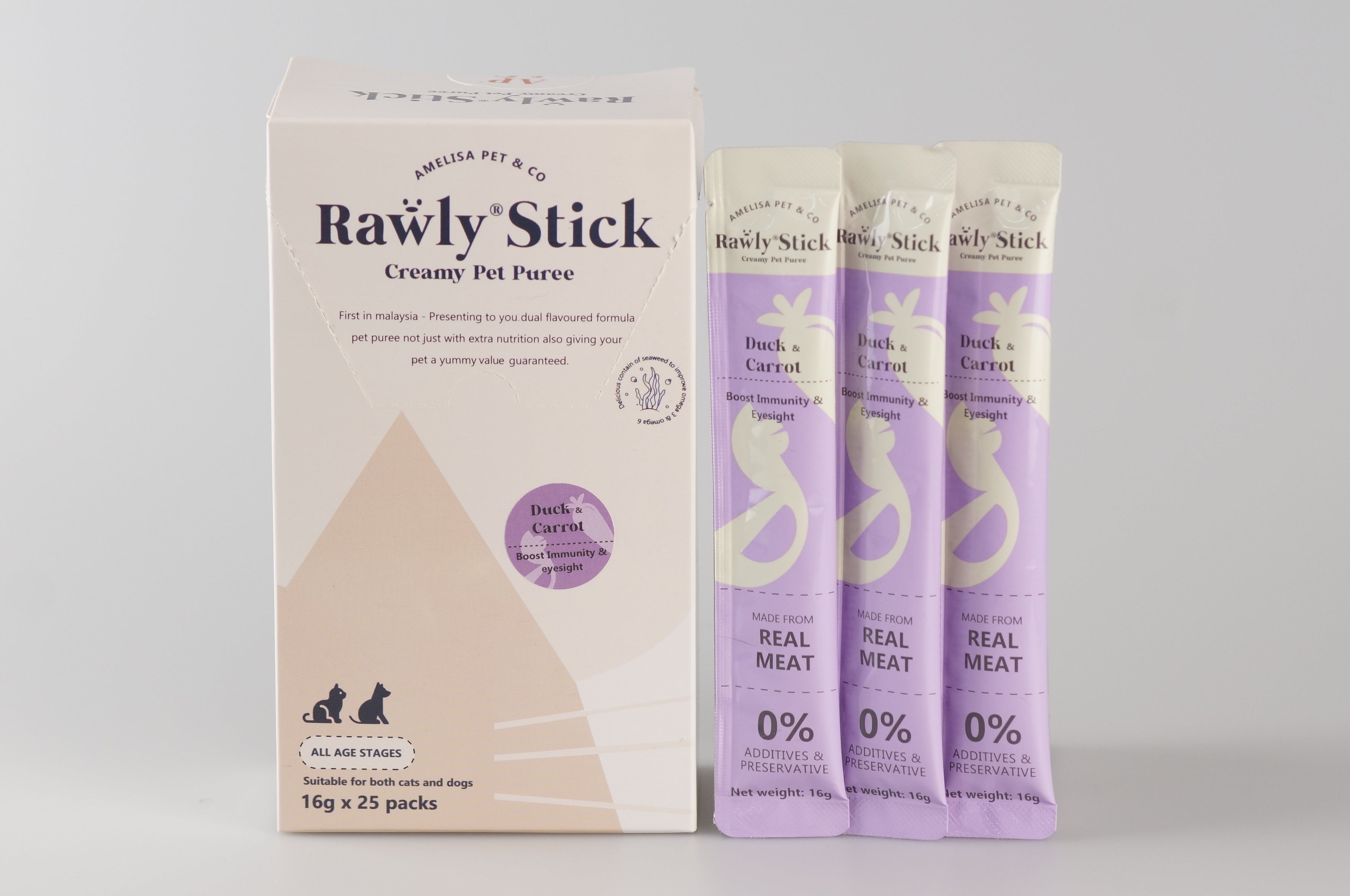 Stick Puree Amelisa Rawly Stick Pet Puree 16g/stick – 88 Pets Mart