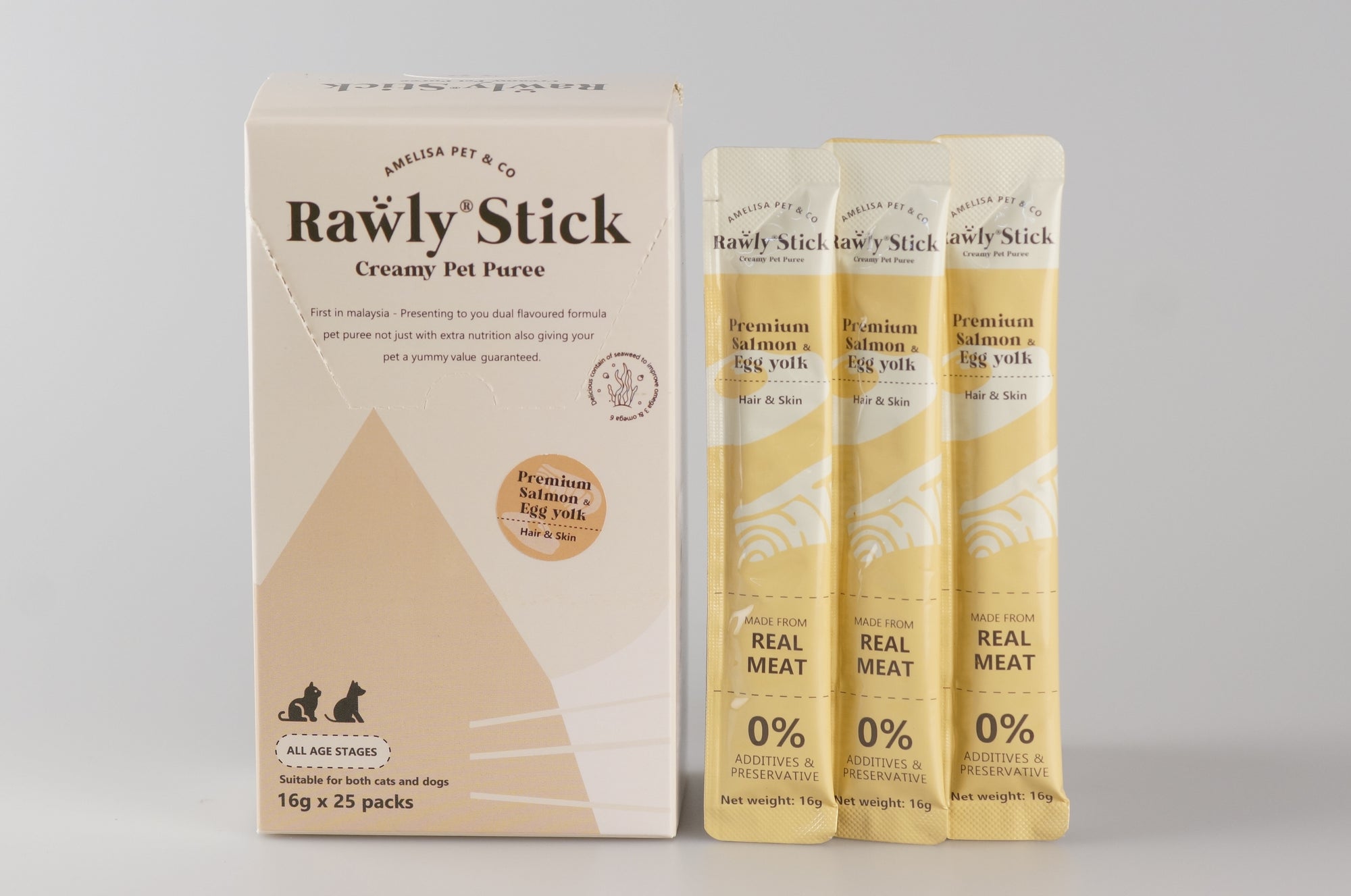Stick Puree Amelisa Rawly Stick Pet Puree 16g/stick – 88 Pets Mart