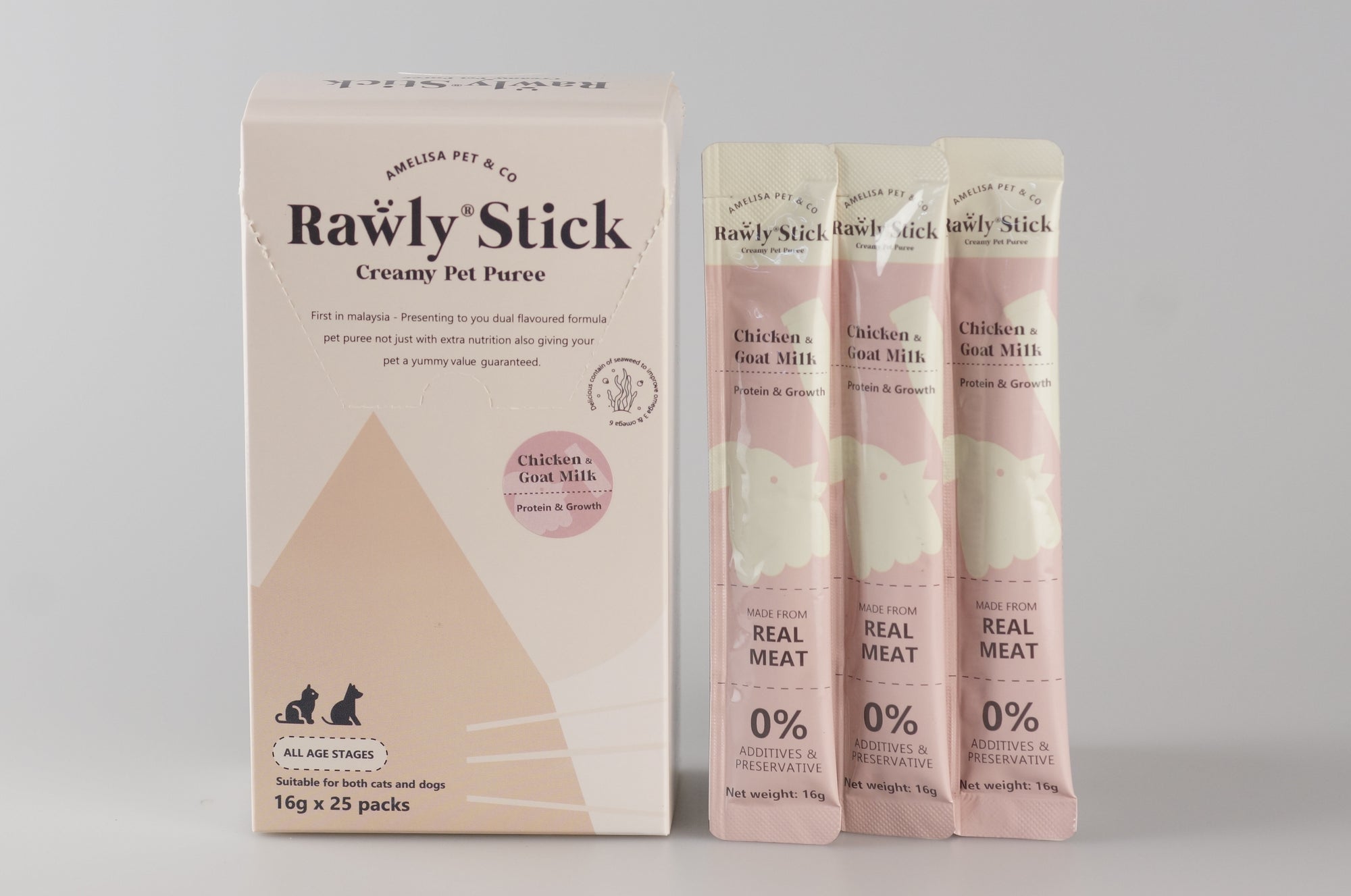 Stick Puree Amelisa Rawly Stick Pet Puree 16g/stick – 88 Pets Mart