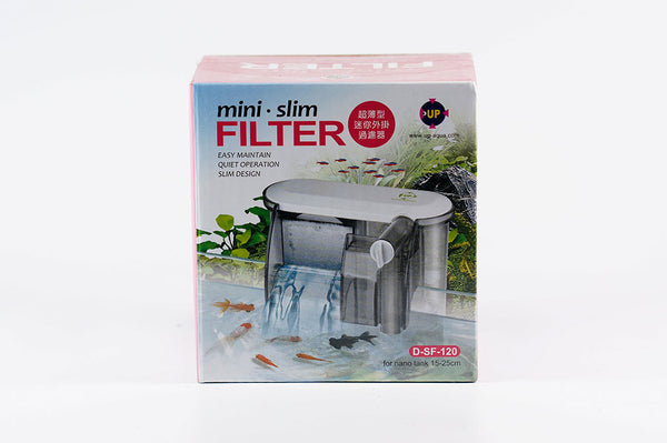 Up Aqua Aquarium Mini Slim Hang On Filter D-SF-120