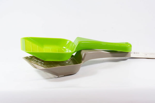 Cat Love Litter Scoop 14cm - Green/Gray