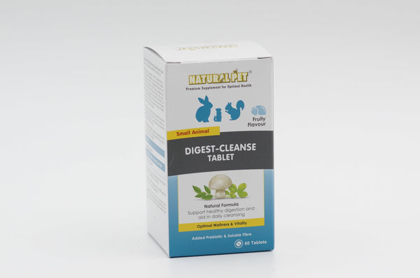 Natural Pet Small Animal Digest-Cleanse 60 Tab