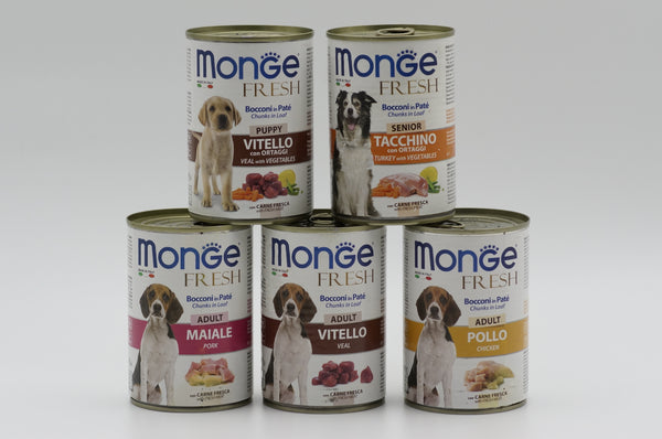 Monge Dog Can - Chunks In Loaf 400g