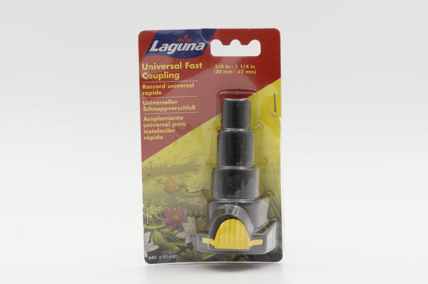 Laguna Universal Fast Coupling 1.9 cm (3/4"), 2.54 cm (1") and 3.17 cm (1 1/4") outlet