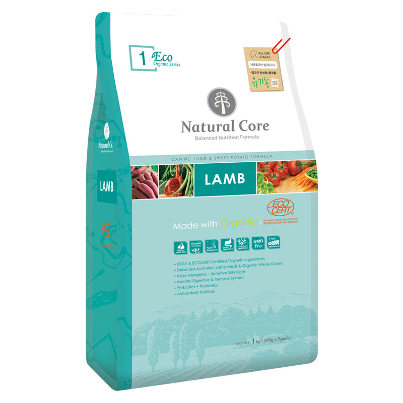 Natural Core Eco1 Organic Lamb 1kg/7kg