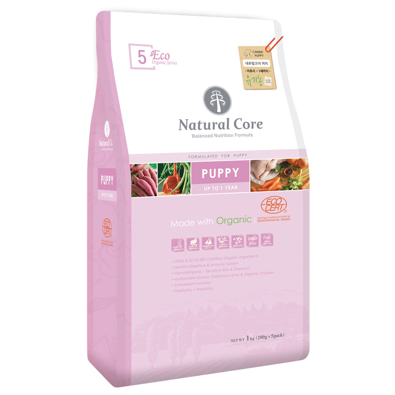Natural Core Eco5 Organic Puppy 1kg/7kg