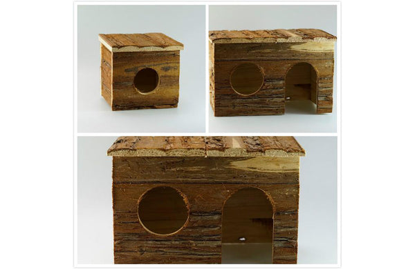 Living World Tree House Real Wood Cabin - S/M/L