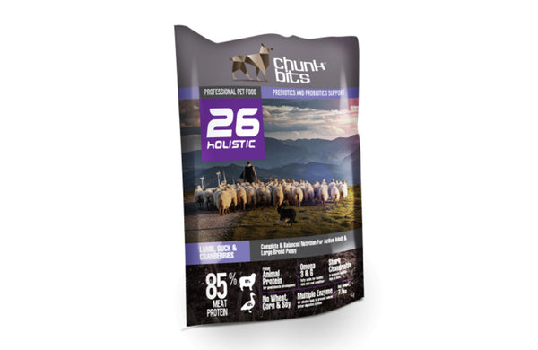 Chunkbits Holistic 26 (Lamb & duck) 15kg