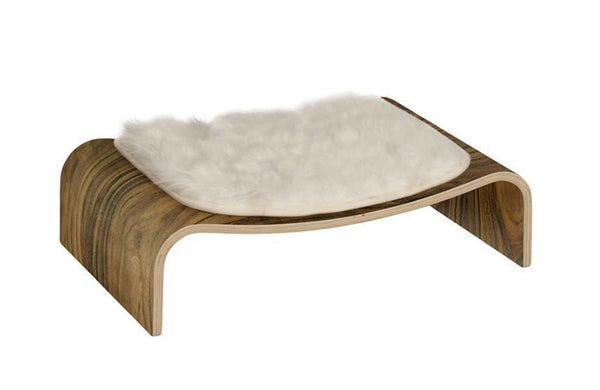 Vesper V-Lounge Walnut - 64 x 50 x 16.5cm