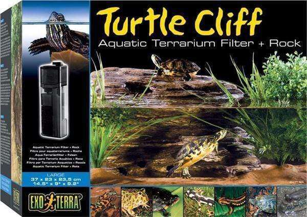 Exo Terra Turtle Cliff - Filtro para terrario Acuático - filtro tortuga agua  - agua limpia tortuga