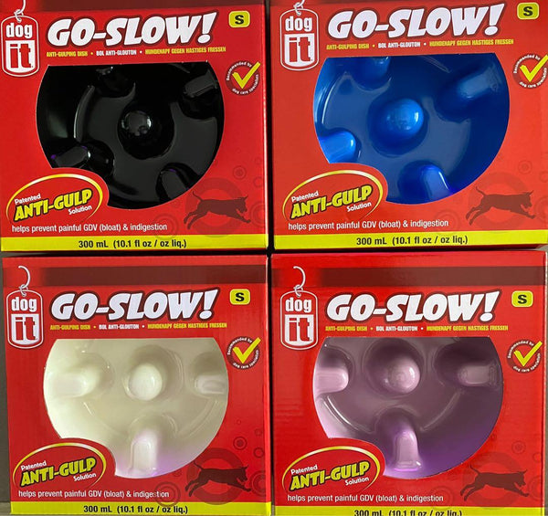 Dogit Go Slow Anti-Gulping Dog Dish