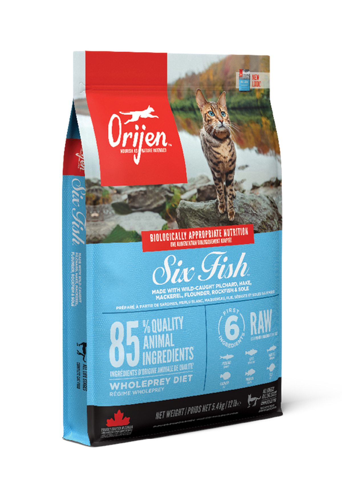 Orijen Six Fish Cat 340g/1.8kg/5.4kg